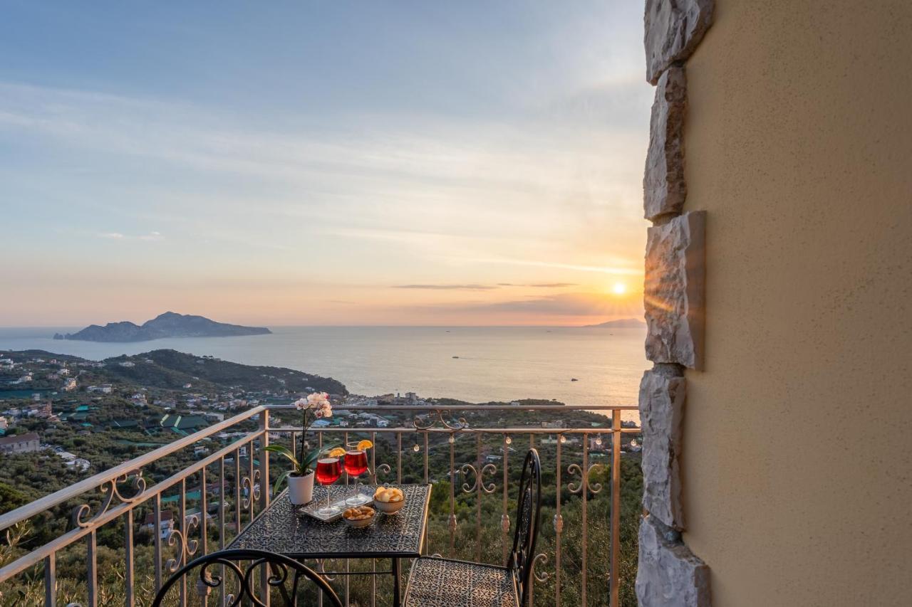 Villa Al Calar Del Sole Massa Lubrense Esterno foto